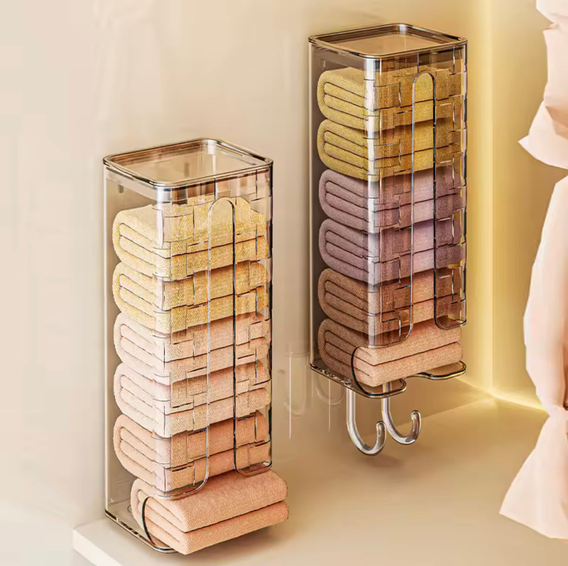 Wall Hanging Towel Organizer, Home Wall Mounted Undergarments Organizer, Kitchen Garbage Bag Storage Box, Towel and Socks Organizer Wall Hanging Towel Organizer, Home Wall Mounted Undergarments Organizer, Kitchen Garbage Bag Storage Box, Towel and Socks Organizer